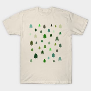 Christmas Pine Fir Tree Greens T-Shirt